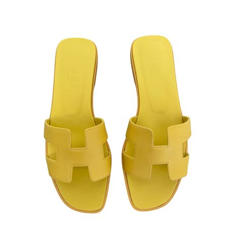 yellow oran sandals